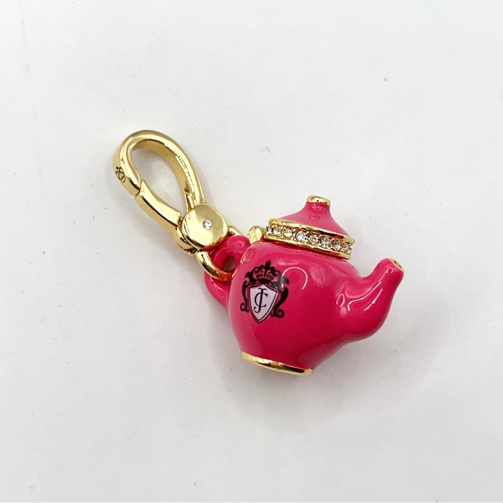 Juicy Couture pink teapot charm